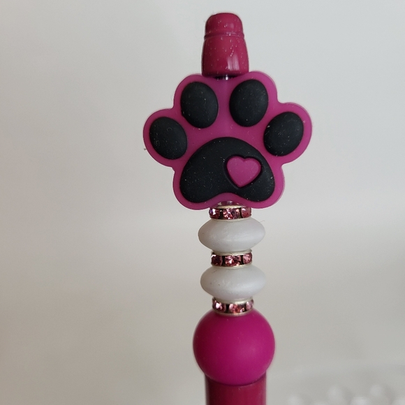 Dog Paw Cat Paw Beaded Pen Animal Pets - Picture 4 of 4